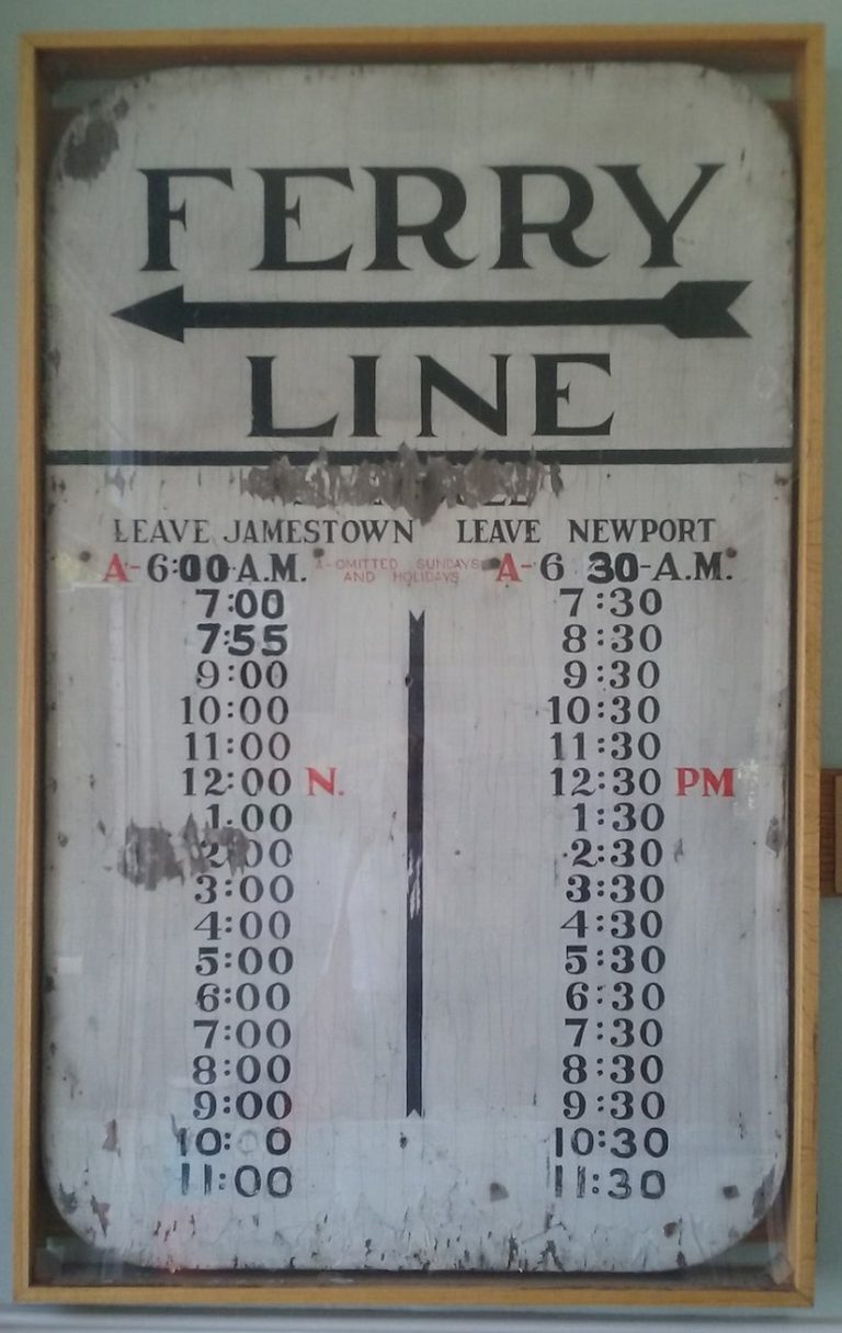 RecCenter Ferry schedule
