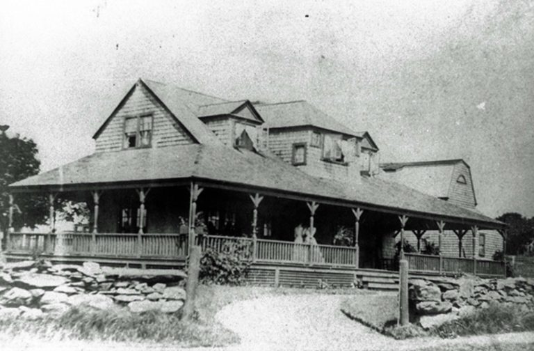 Beach Haven, the Kindleberger cottage, was the first cottage built in the Bryer Plat. The house, much changed, is still at the southwest corner of Conanicus and Bryer avenues.