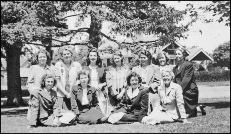 June 1944 photo of Clarke School teachers