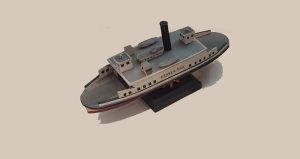 Model of the ferryboat Beaver Tail by William Foster Caswell