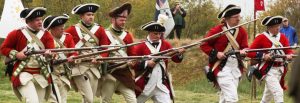 Reenactors at Battery Day 2015