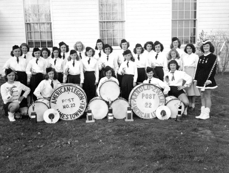 The Girls Drum and Bugle Corps in August 1948_