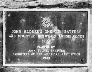 John Eldred's One Gun Battery Plaque
