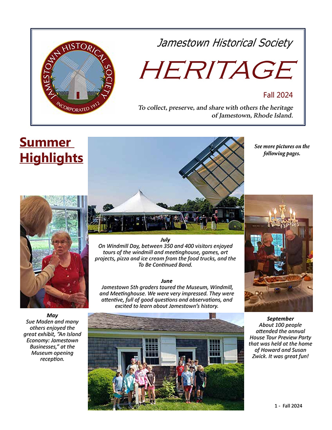 JHS Newsletter 2024 Fall P1