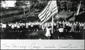 Camp Seaside Flag Raising