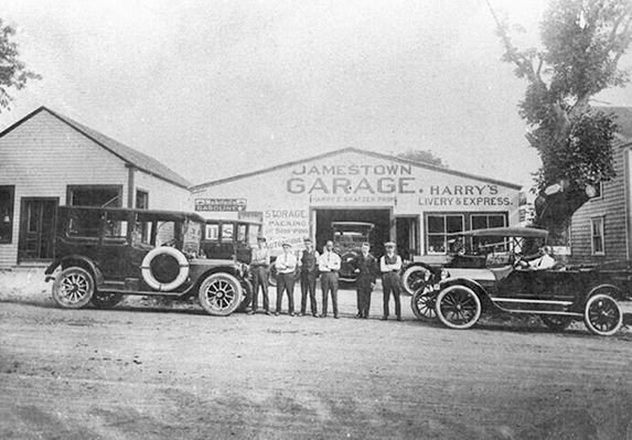 Jamestown Garage c1918