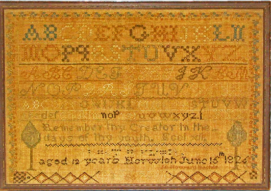 Sampler Lucy Palmer