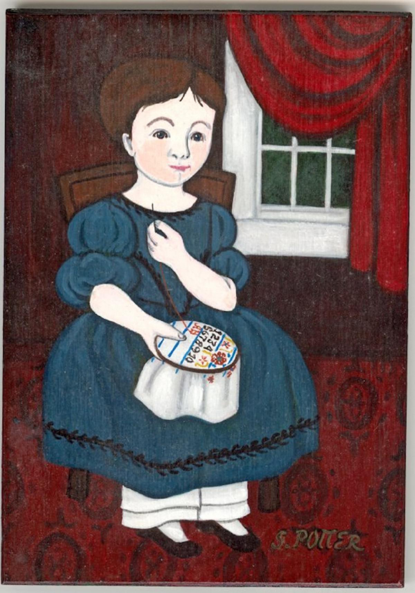 Sampler painting